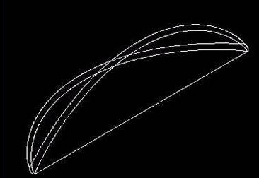 CAD制作出一个橄榄球详细操作步骤