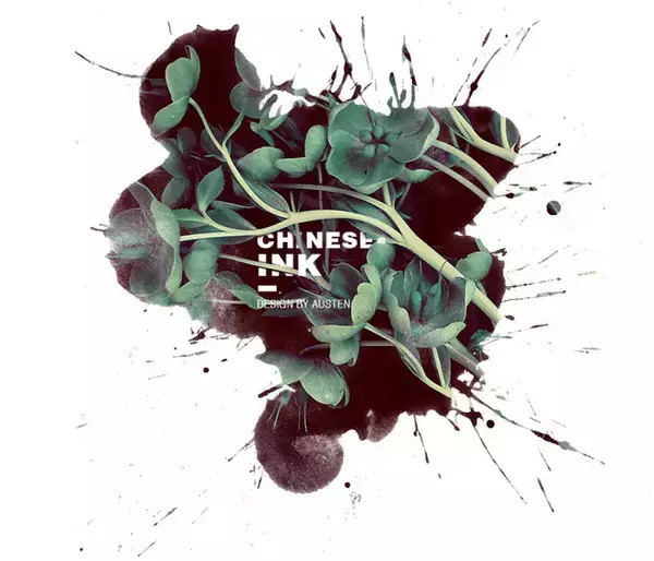 PS中使用喷墨素材制作出个性海报具体操作步骤