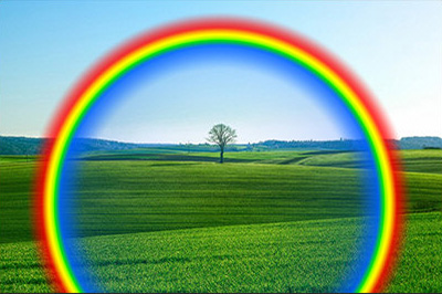 PS制作彩虹方法