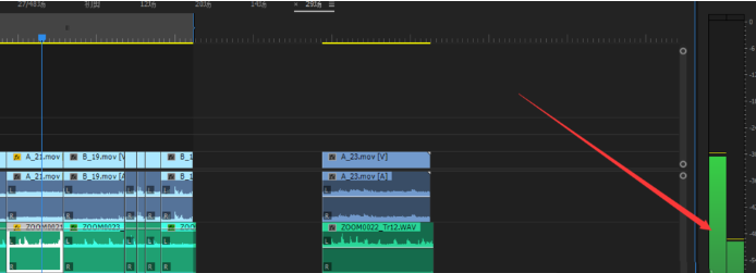 premiere调整音频音量具体方法介绍