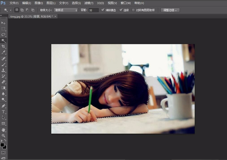 Photoshop中采用色阶抠图具体操作方法