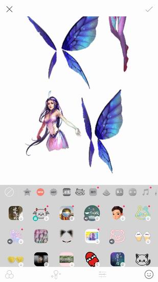 b612咔叽中使用相册里照片具体操作方法