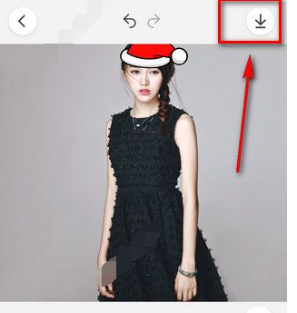 天天P图中找到圣诞帽素材位置具体操作步骤