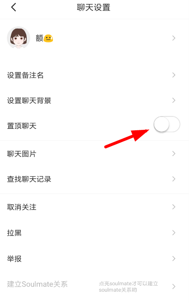 soul中置顶聊天详细操作流程