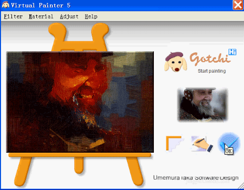 Painter制作出哥特式油画详细步骤
