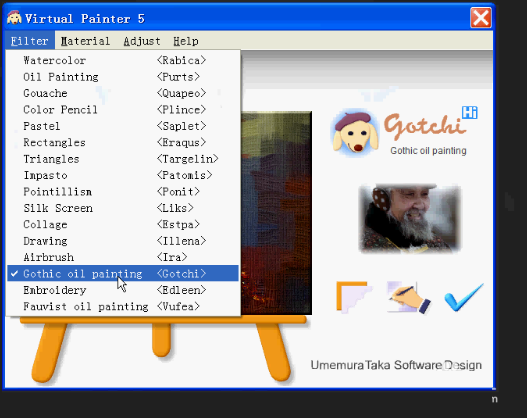 Painter制作出哥特式油画详细步骤