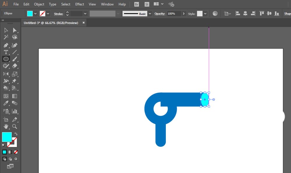 使用ai绘画出吹风机图标具体操作步骤