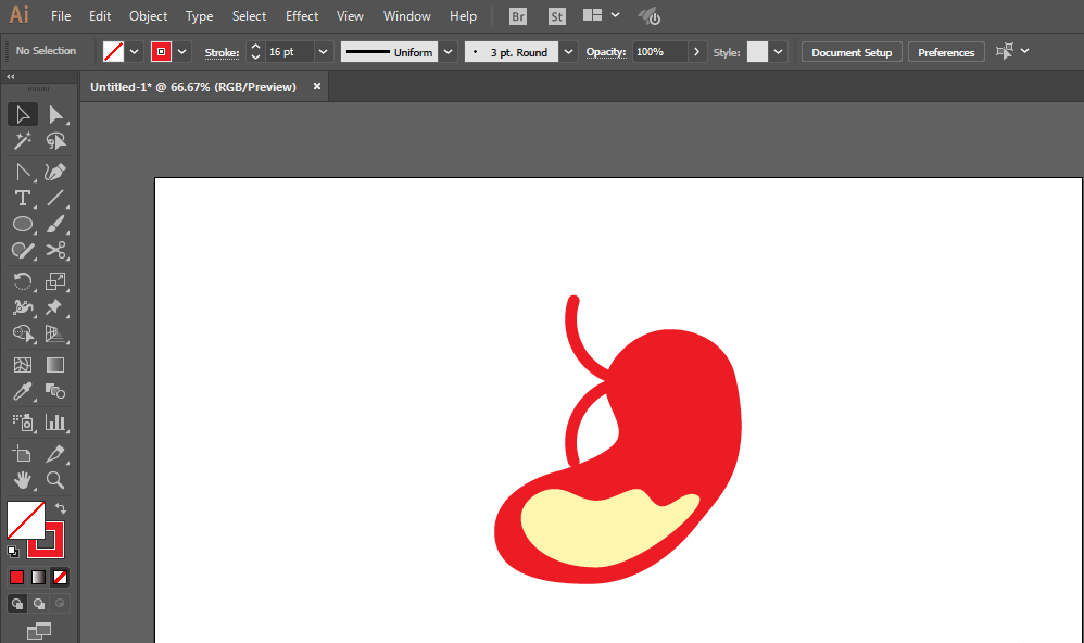 使用ai设计出胃图标具体操作方法