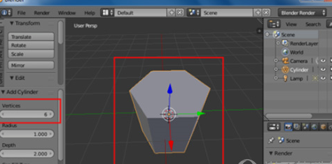blender中制作出蜂巢网格具体操作方法