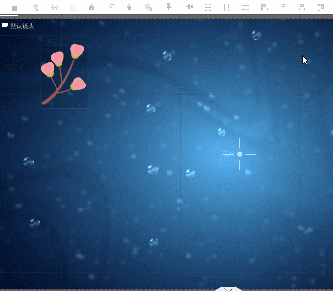 在万彩录屏大师中水平翻转垂直翻转元素对象方法