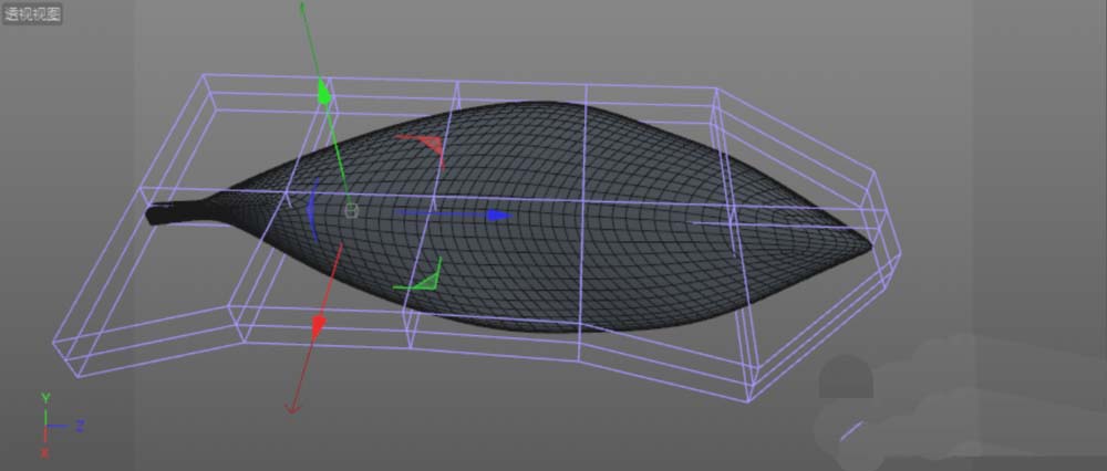 使用C4D建模一片绿色叶子具体操作方法