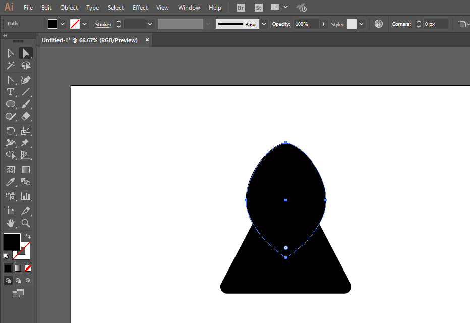 使用ai设计矢量黑客图标具体操作步骤