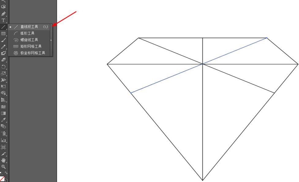 如何使用Ai绘制出彩色钻石 具体操作方法