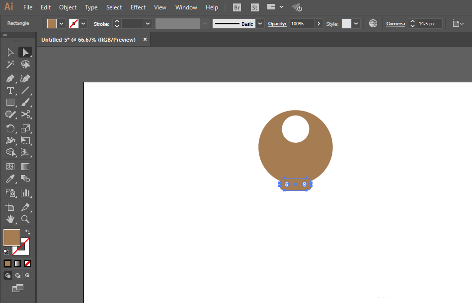 使用ai绘画出普通钥匙图标具体操作流程