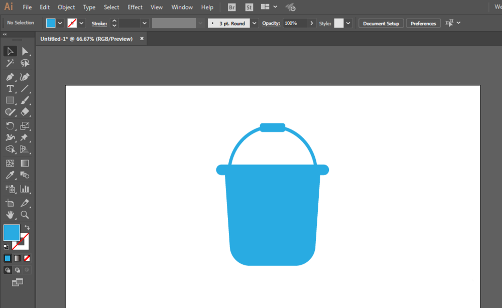 ai设计清洁桶具体步骤介绍
