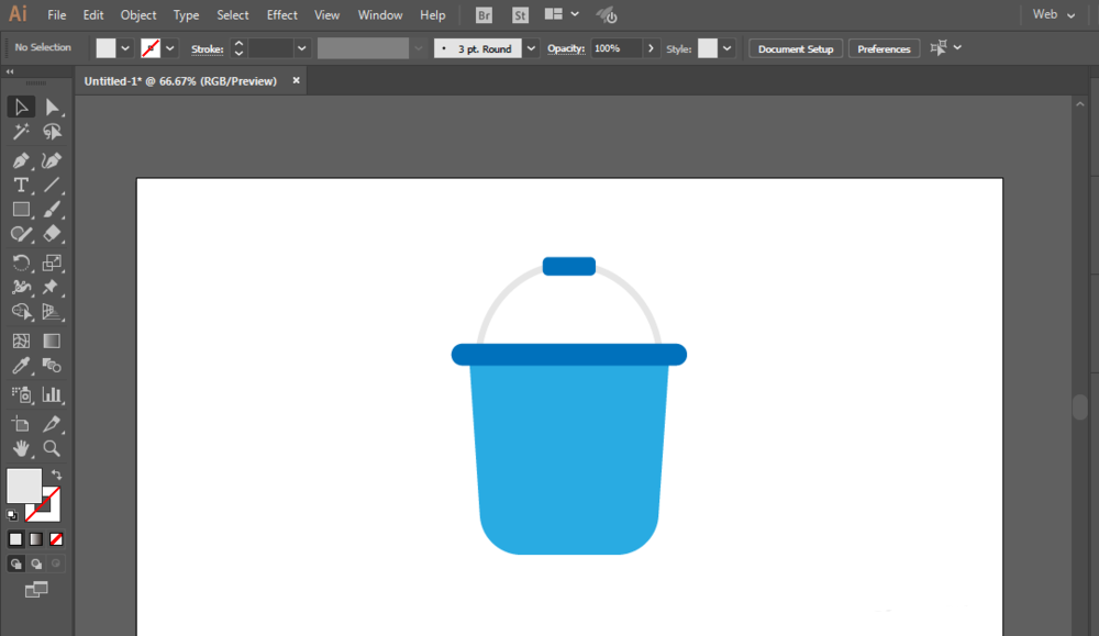 ai设计清洁桶具体步骤介绍