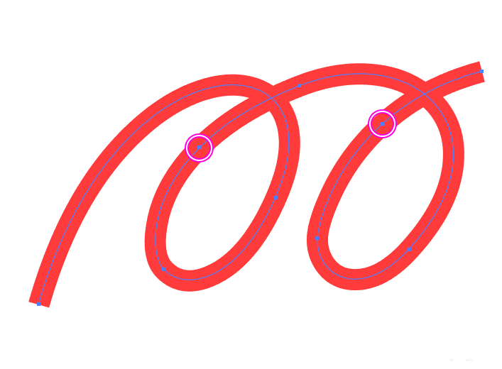 AI中在所选锚点处剪切路径具体操作方法