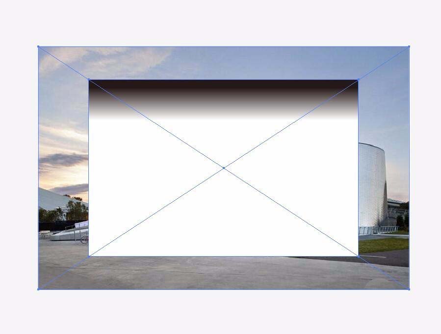 AI中为图片添加渐透明效果具体操作方法