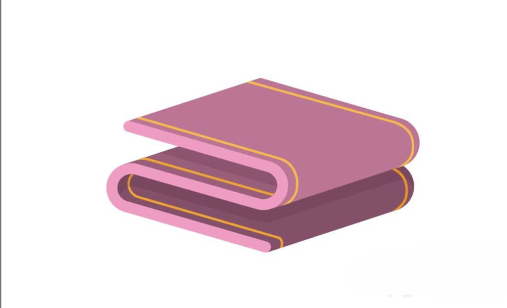 使用ai设计出毛巾折叠效果图标具体操作方法