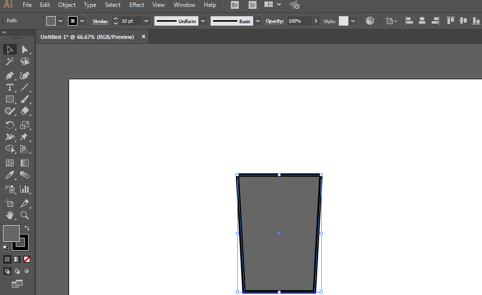 ai设计出垃圾桶图标具体操作方法