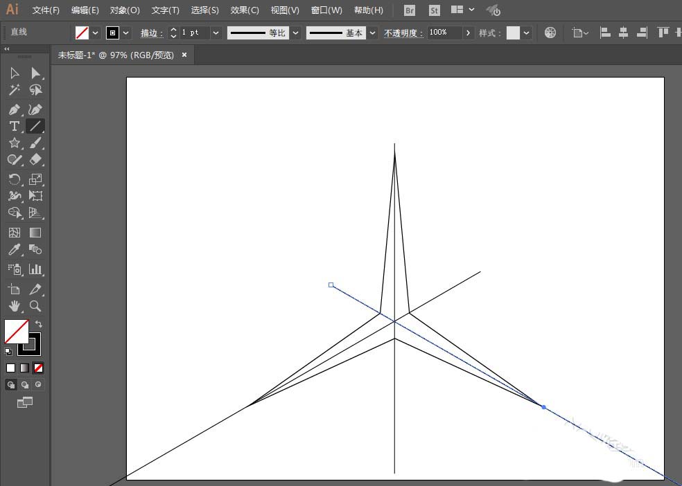 使用ai设计出大奔图标具体操作方法