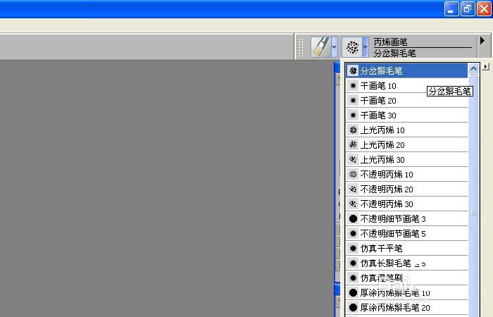 painter中使用丙烯画笔绘画水彩画具体操作方法