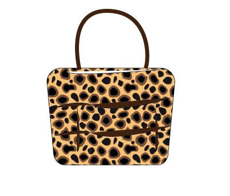 使用ai设计出豹纹花纹手提包具体操作方法