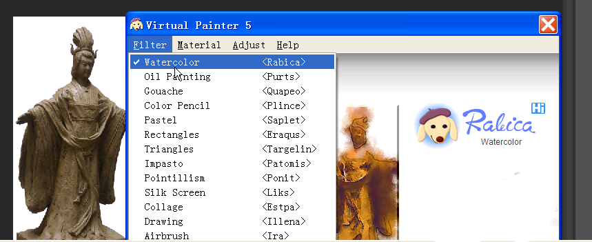 使用painter制作出特殊水彩画效果具体操作方法