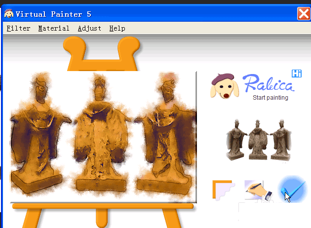 使用painter制作出特殊水彩画效果具体操作方法