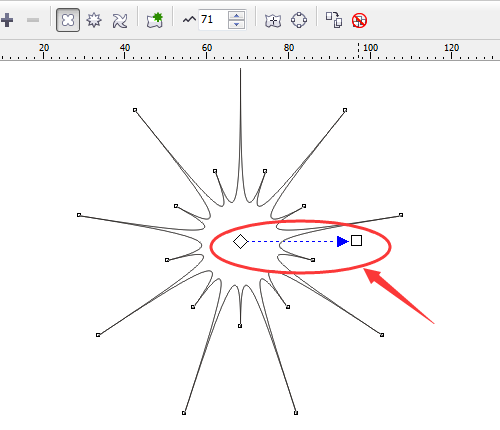 使用CDR绘制出污点形状图形具体流程