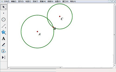 几何画板画出同一个公共点三个圆具体操作步骤