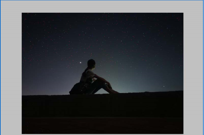 使用Photoshop制作出星空图具体操作方法