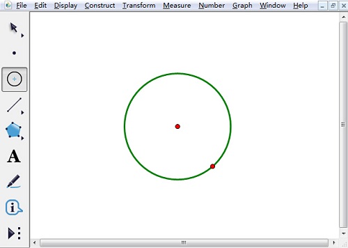 使用几何画板绘画出半圆具体流程介绍