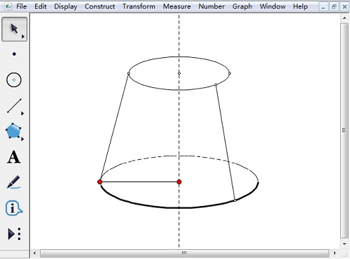 使用几何画板绘画出半圆具体流程介绍