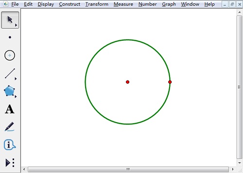 使用几何画板绘画出半圆具体流程介绍