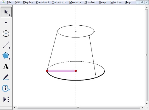 使用几何画板绘画出半圆具体流程介绍