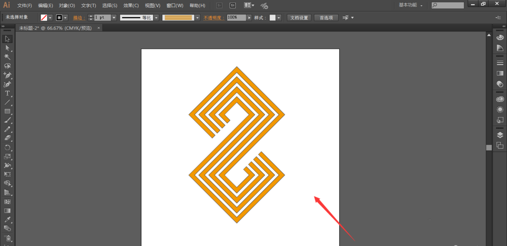 使用ai设计出线条形状几何图形具体操作步骤