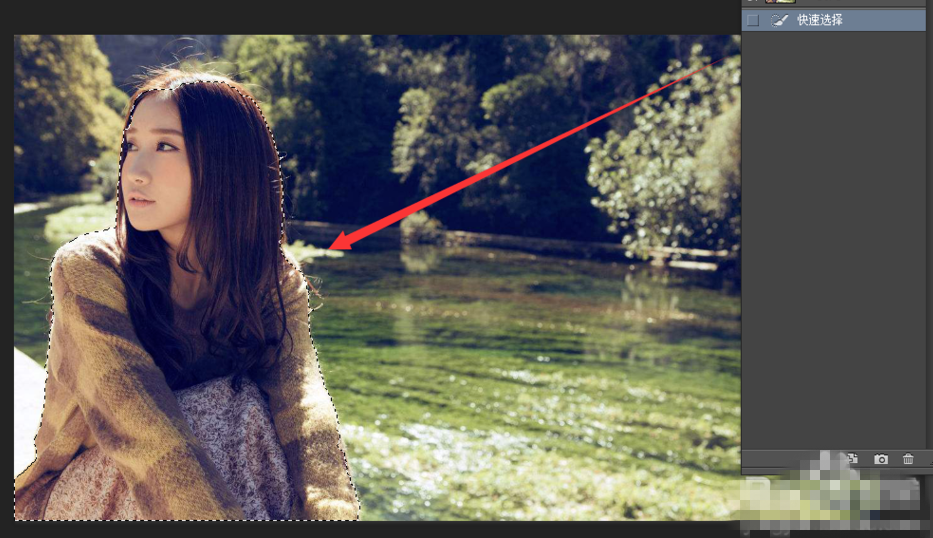 PS中使用保护内容识别比例具体操作方法