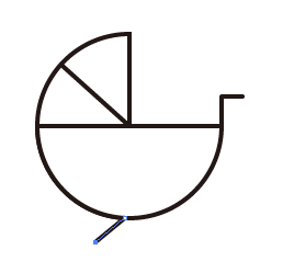 使用AI设计出扁平化婴儿车图标具体操作步骤