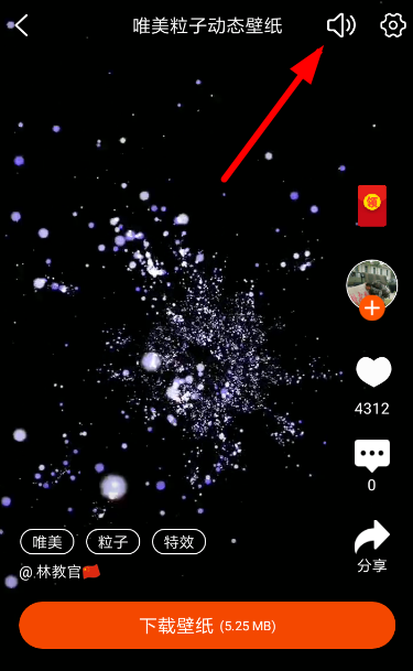 壁纸精灵中关闭声音的具体操作流程