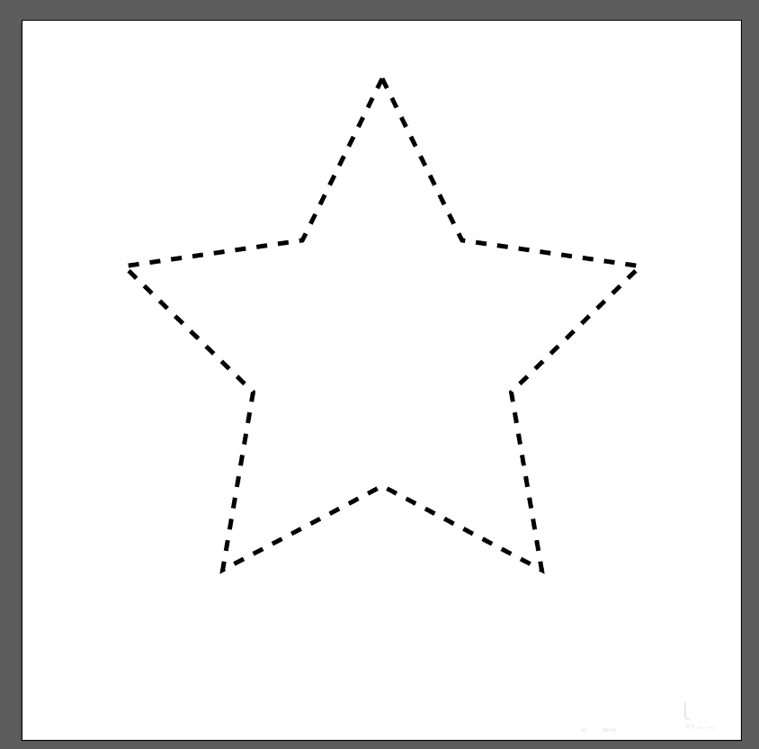 AI将实线变虚线具体操作步骤