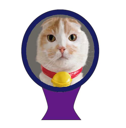 使用ai合成小猫照镜子效果图片具体操作方法