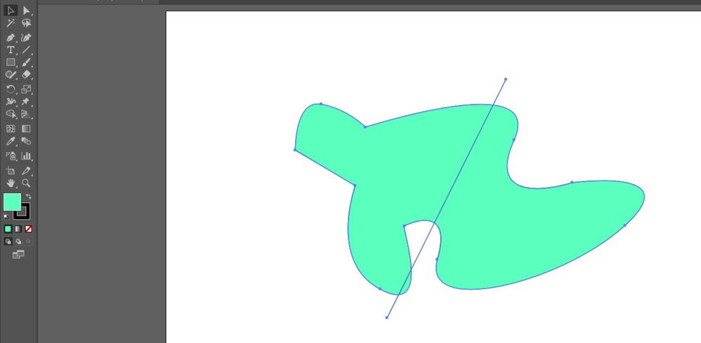 ai中切割图形具体操作步骤