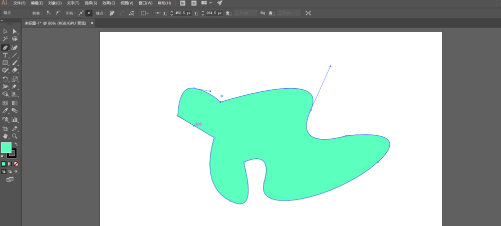 ai中切割图形具体操作步骤