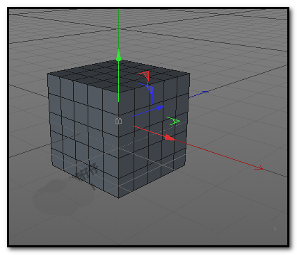 c4d中立方体制作倒角具体操作流程