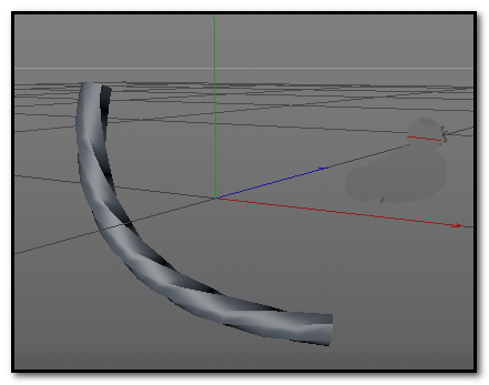 使用C4D创建扭曲管模型具体操作流程