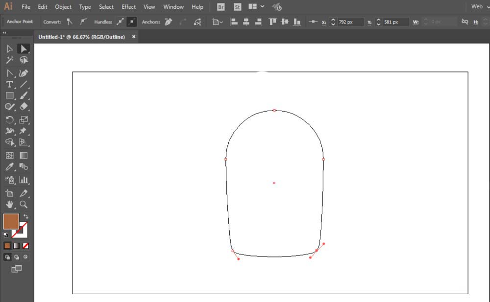 使用ai手绘出宠物小精灵中地鼠具体操作方法