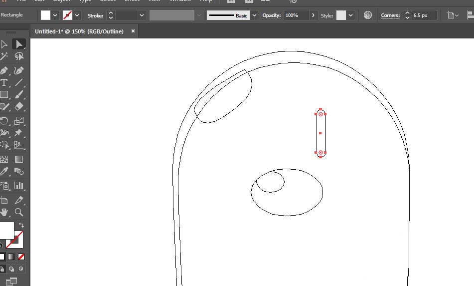 使用ai手绘出宠物小精灵中地鼠具体操作方法
