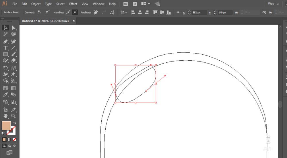 使用ai手绘出宠物小精灵中地鼠具体操作方法