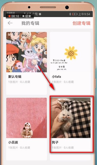 堆糖app中将专辑删除具体操作方法